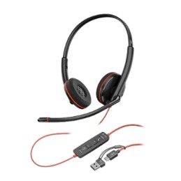 CUFFIE + MICROFONO HP POLY...